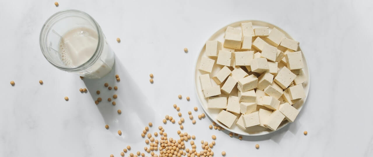 marinierter Tofu Zutaten für Miso Suppe