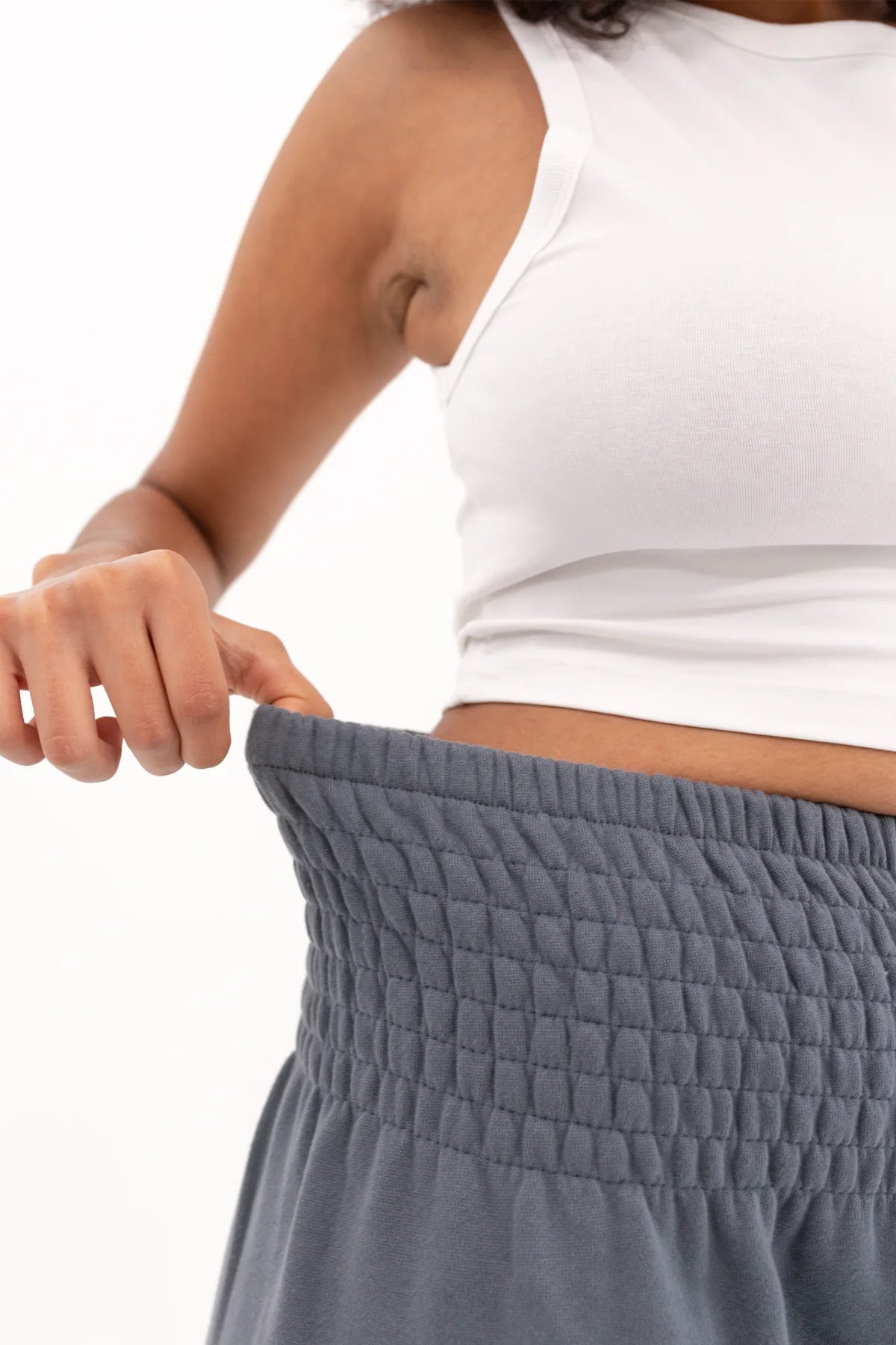 Pantalón harén cálido loungewear antracita