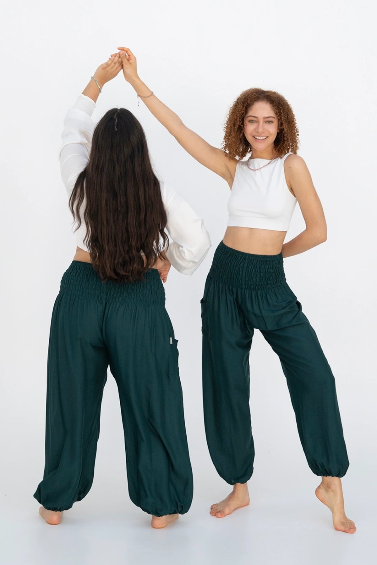 Pantaloni Harem Deep Sea taglie forti