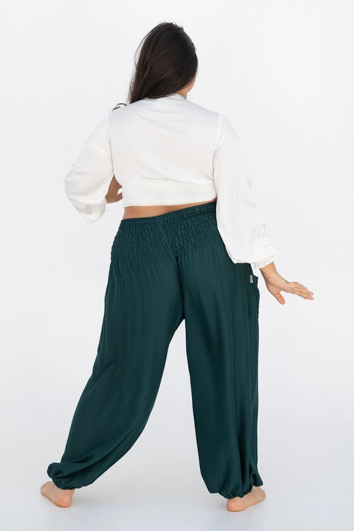 Pantaloni Harem Deep Sea taglie forti