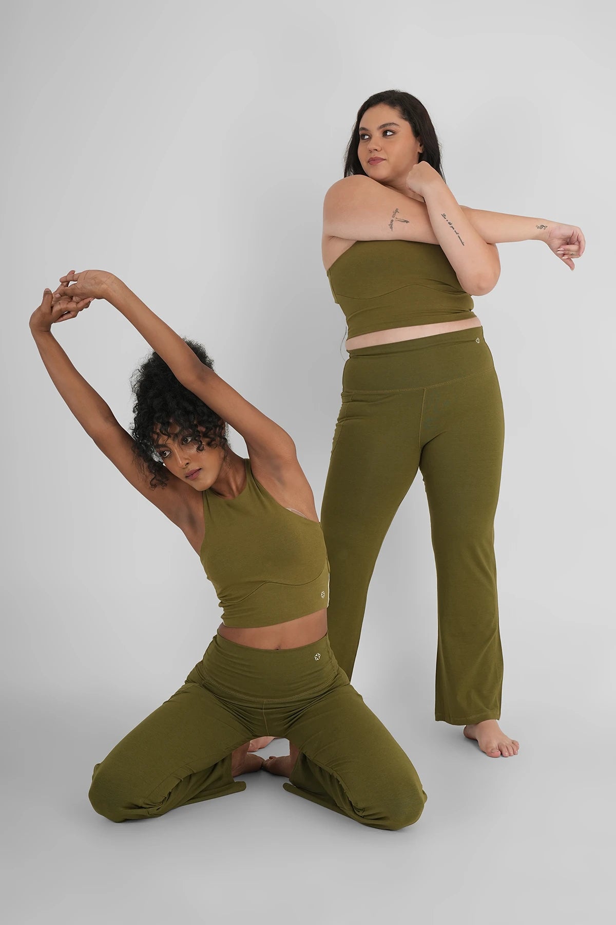 Elope Gala Yoga Bra Top Kelp