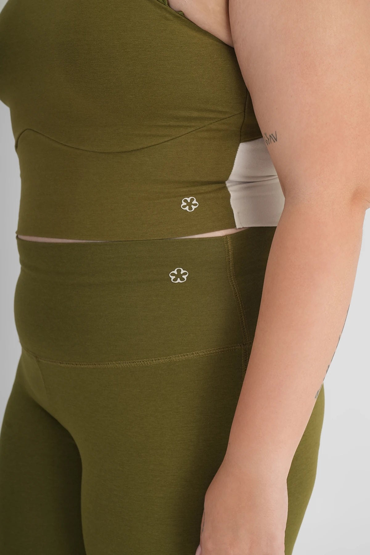 Elope Gala Yoga Bra Top Kelp