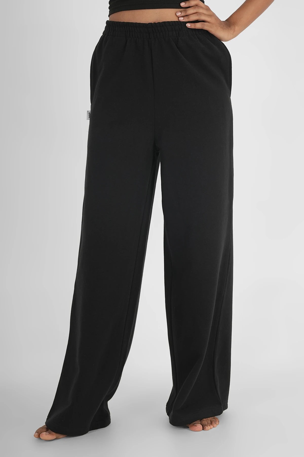 Sweatpants Straight Leg Schwarz