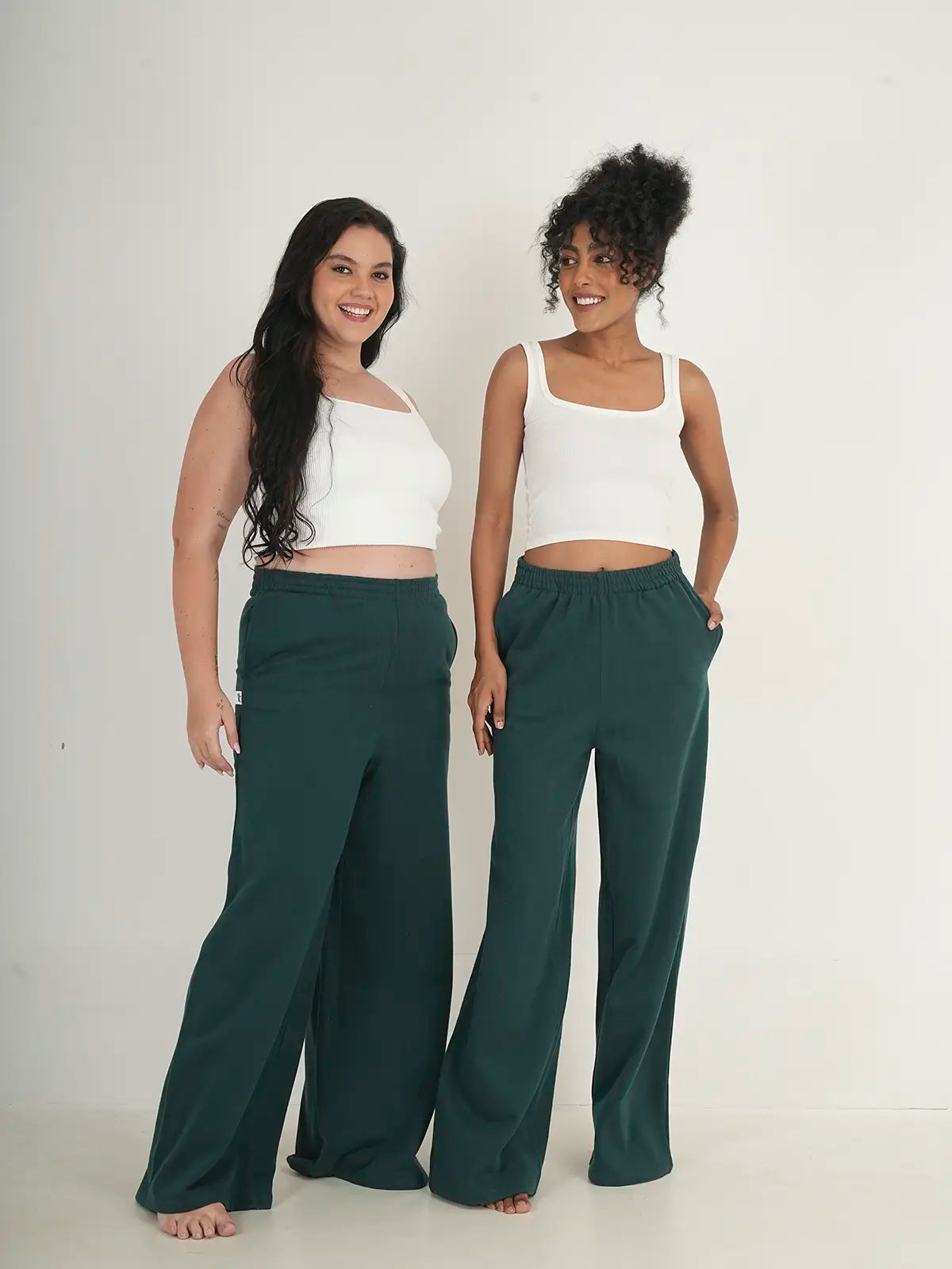 Sweatpants Straight Leg Deep Sea Plus Size