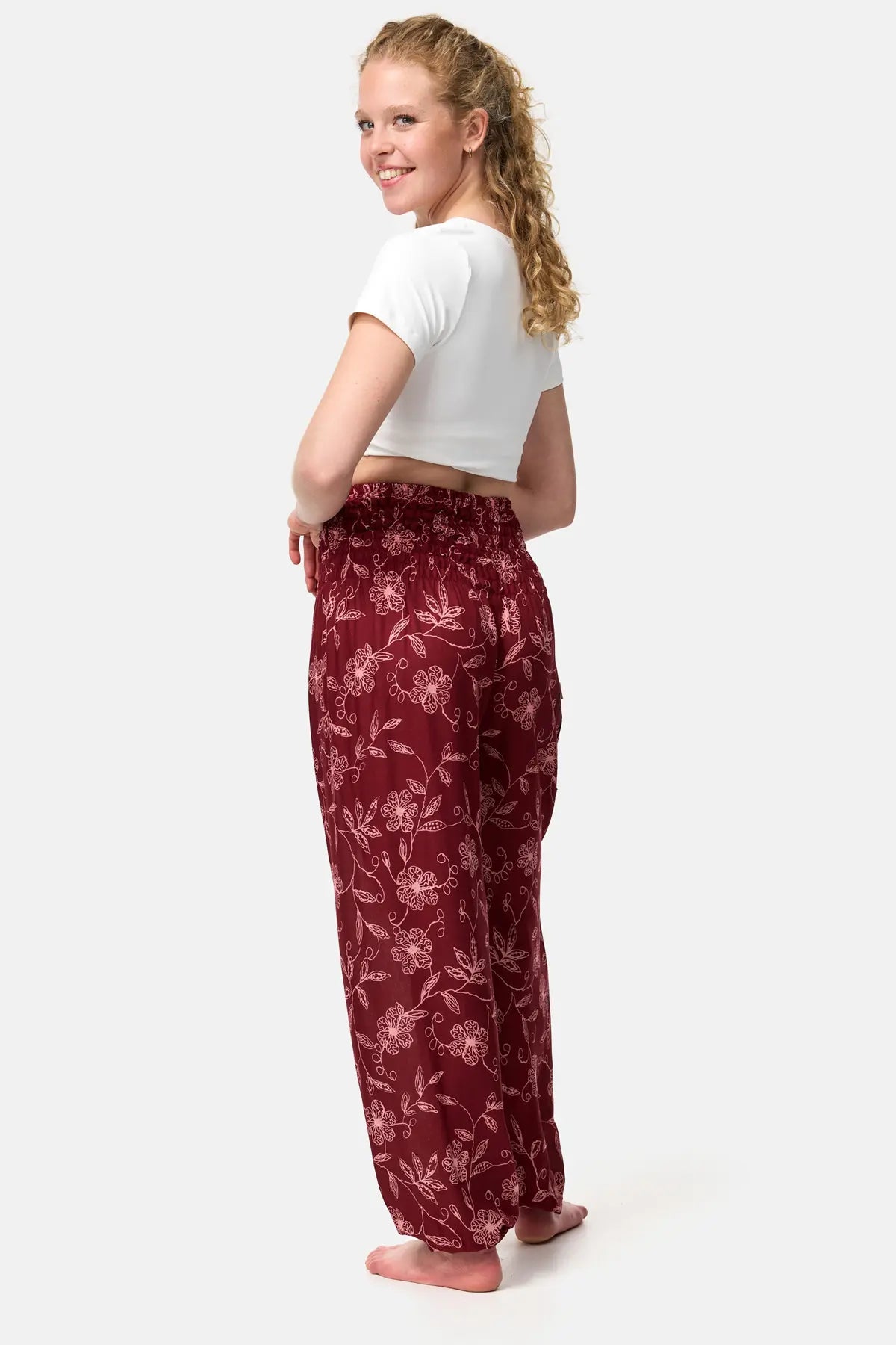 Sarouel fleurs sauvages version longue