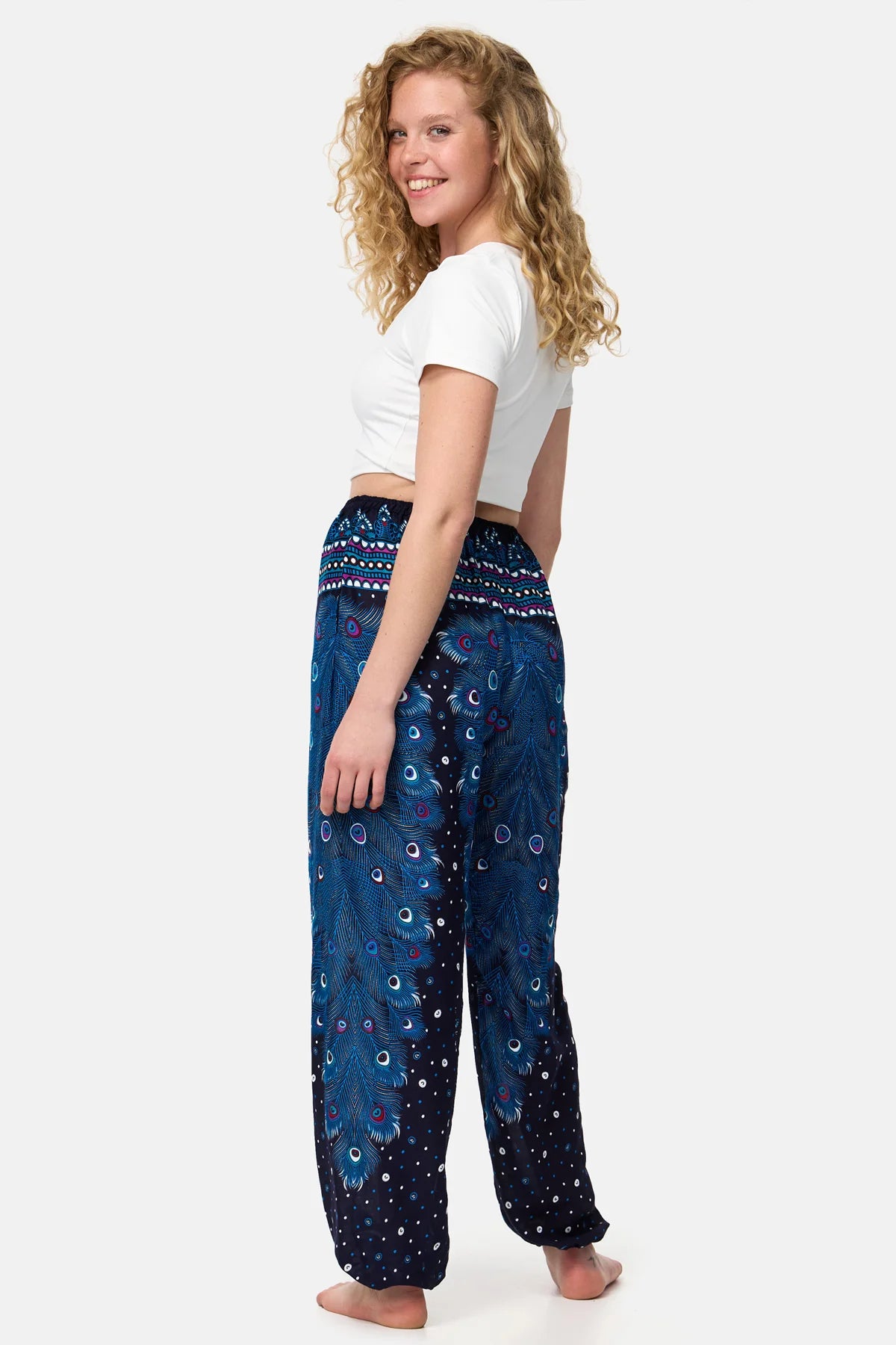 Pantalon Chiller Oeil de Paon Bleu