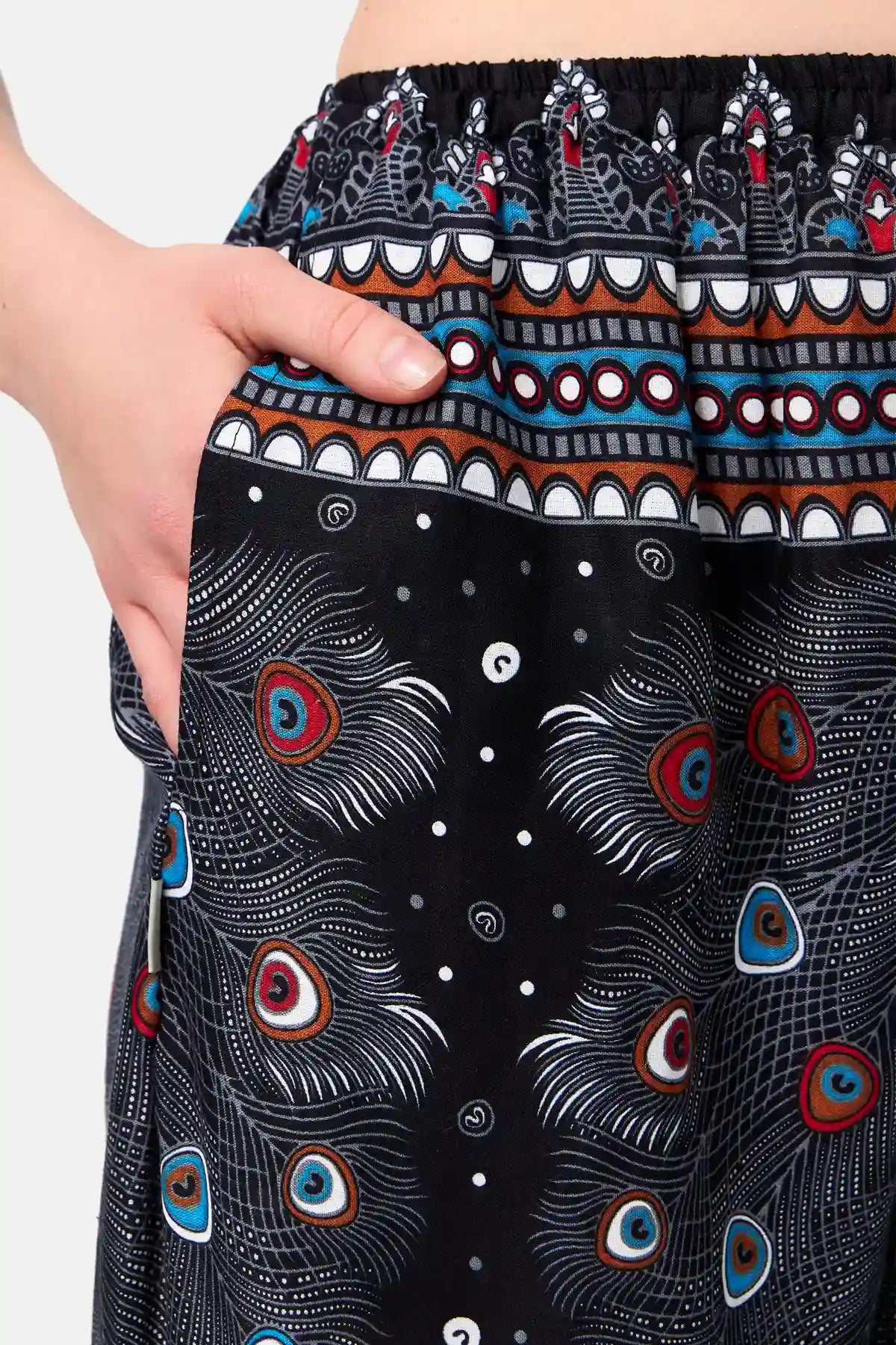 Pantalon Chiller Oeil de Paon Noir
