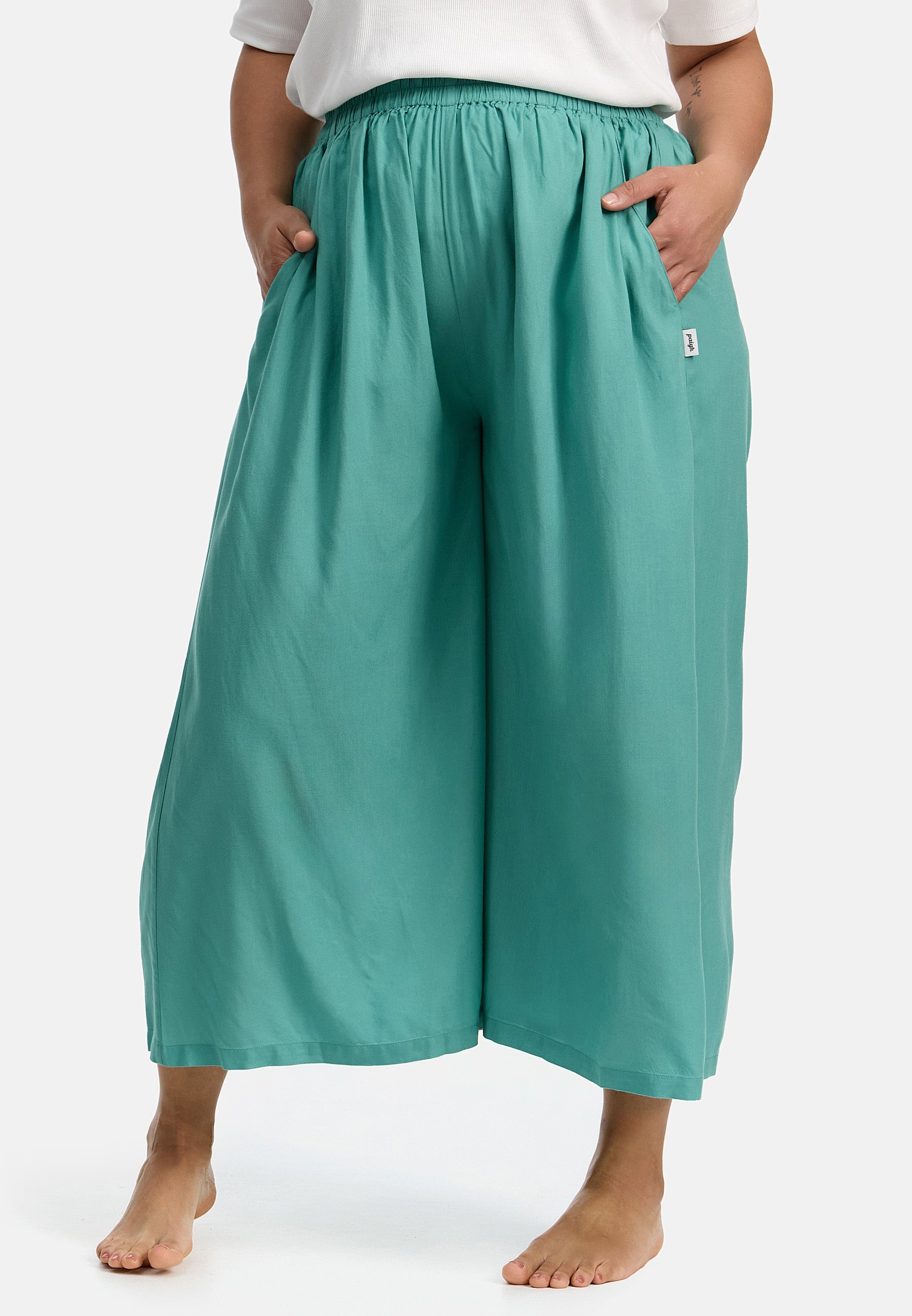 Jupe-culotte Vert Menthe Grandes Tailles