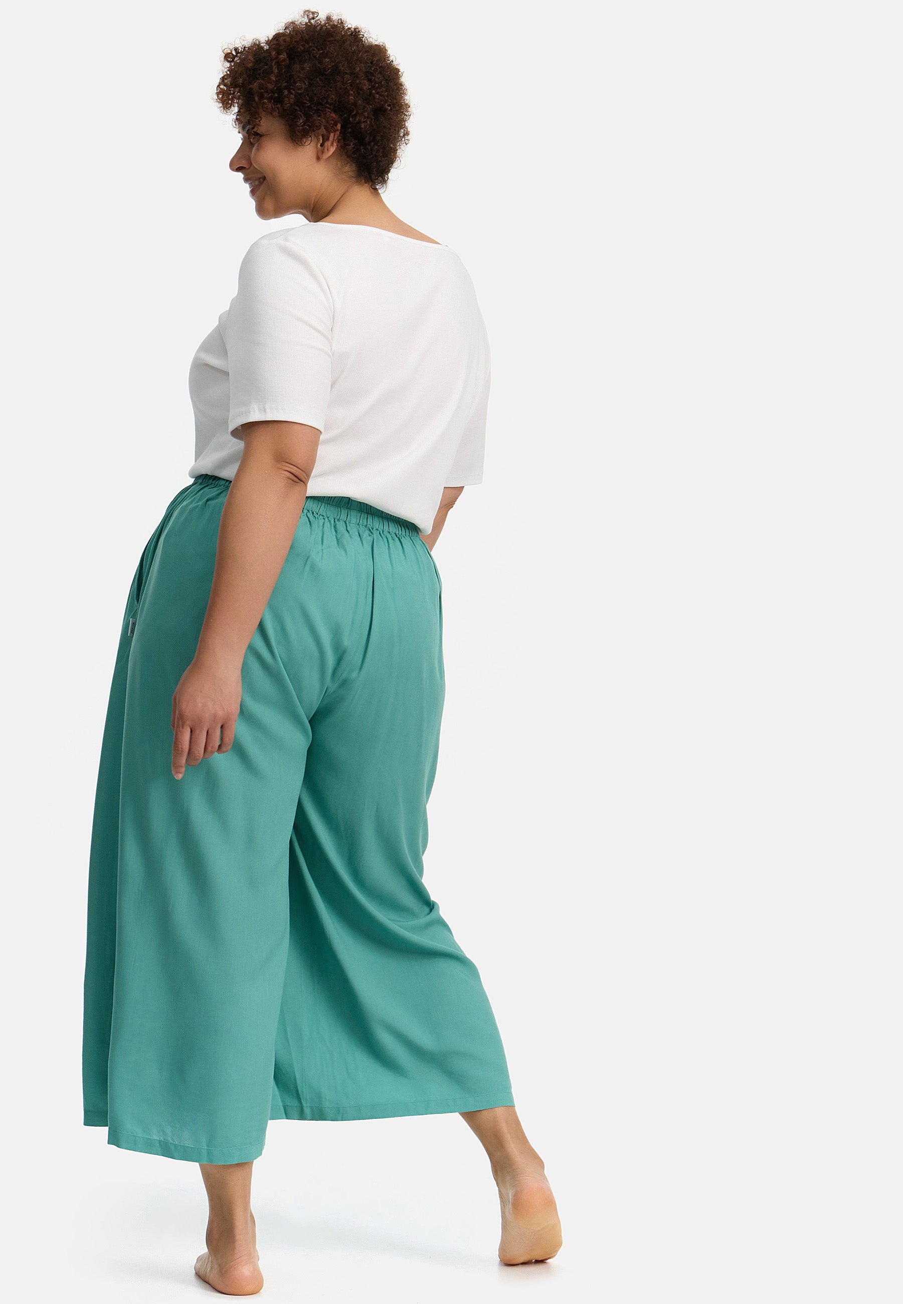 Jupe-culotte Vert Menthe Grandes Tailles