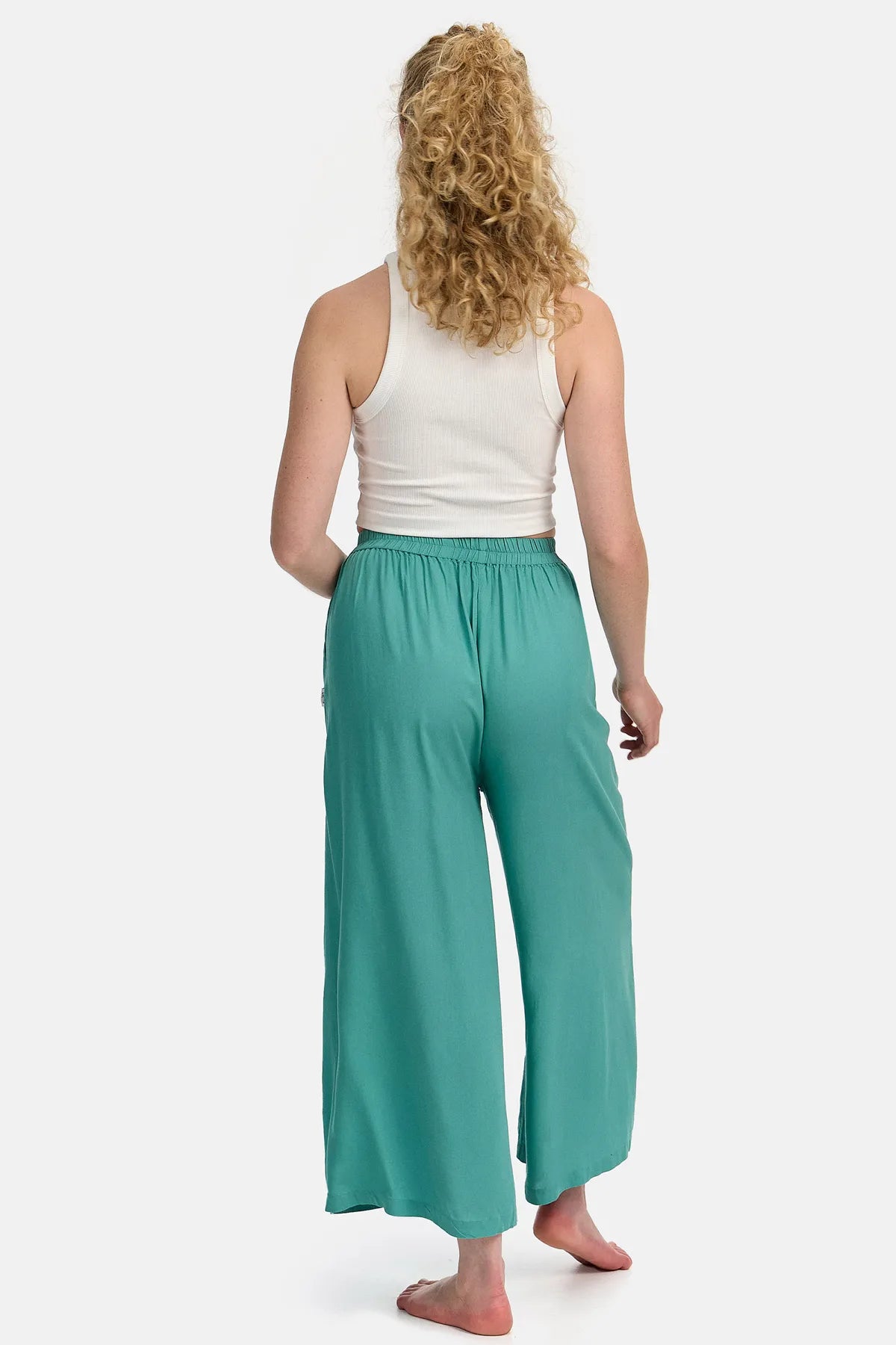 Jupe-culotte vert menthe