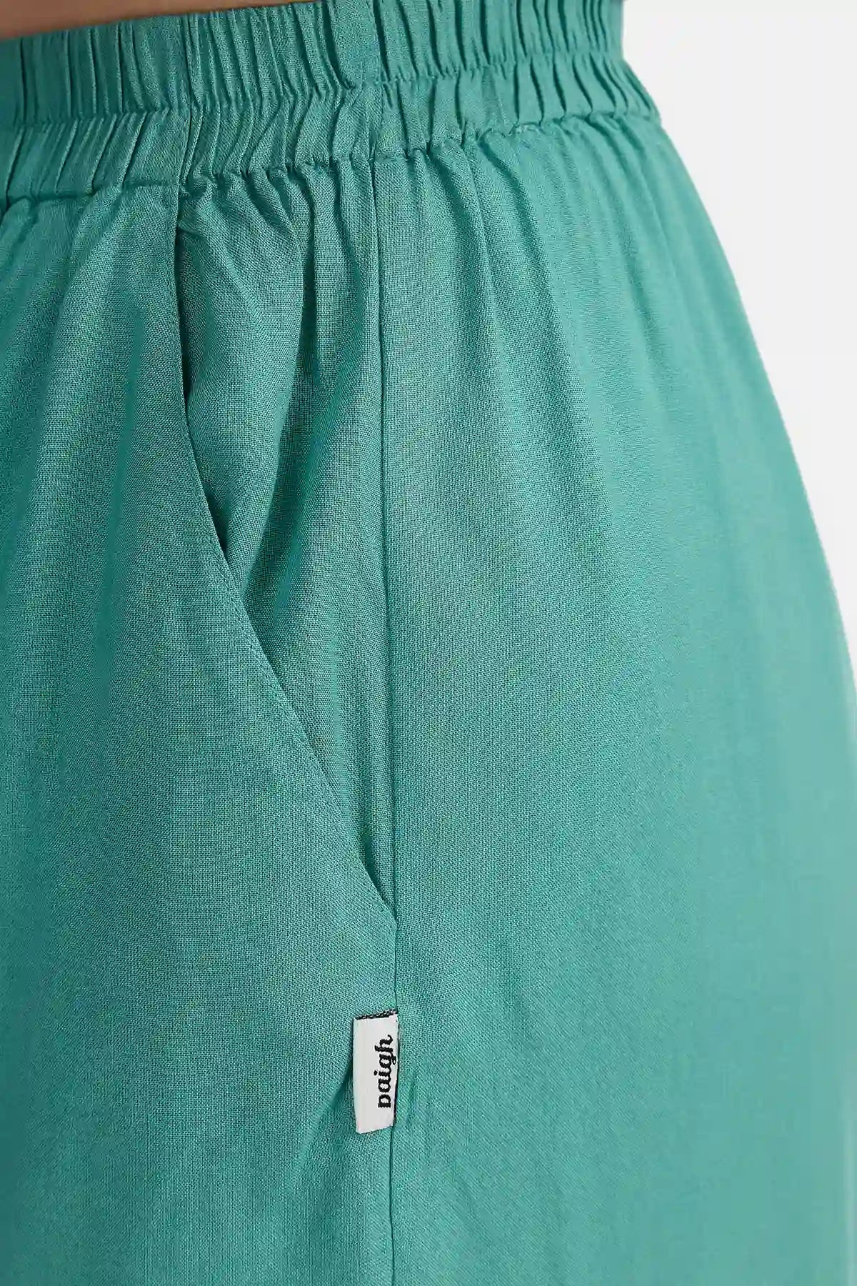 Jupe-culotte vert menthe