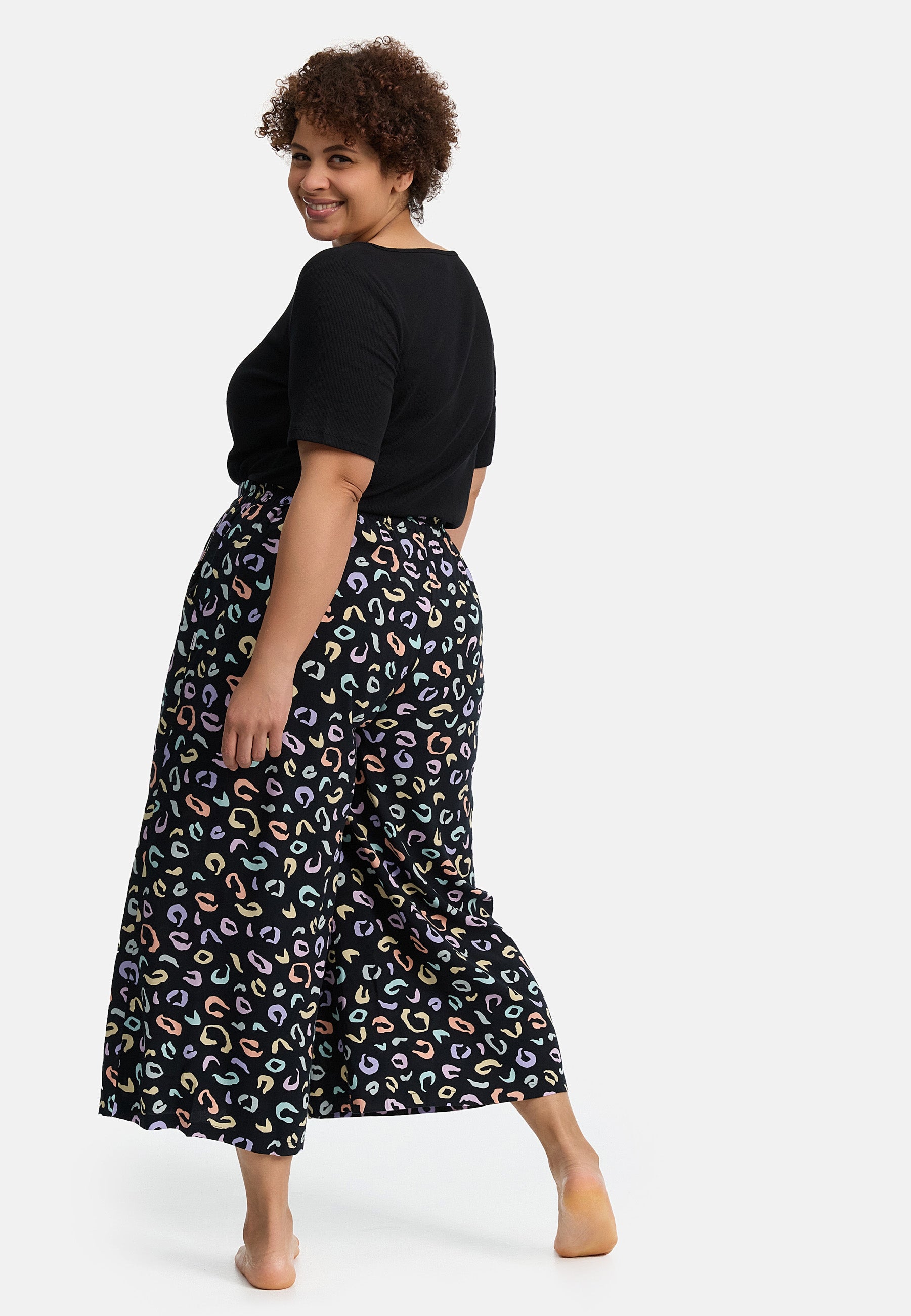 Jupe-culotte Pastel Safari Grande Taille