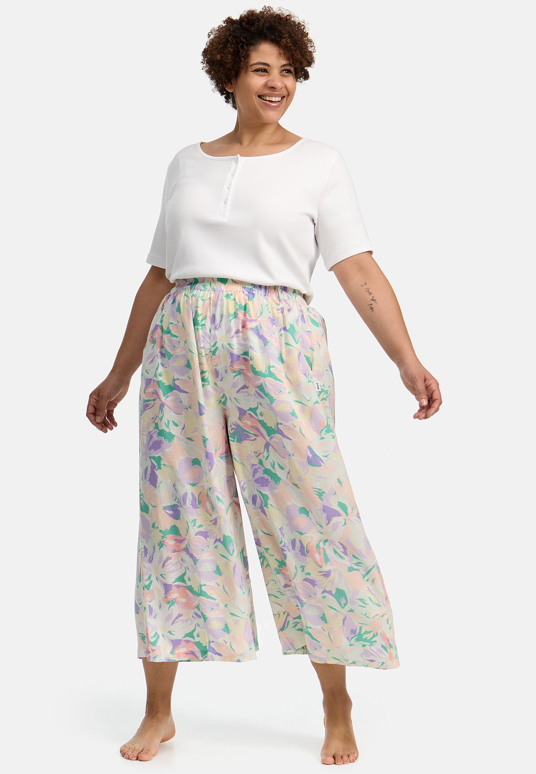 Jupe-culotte Pastel Punch Grande Taille
