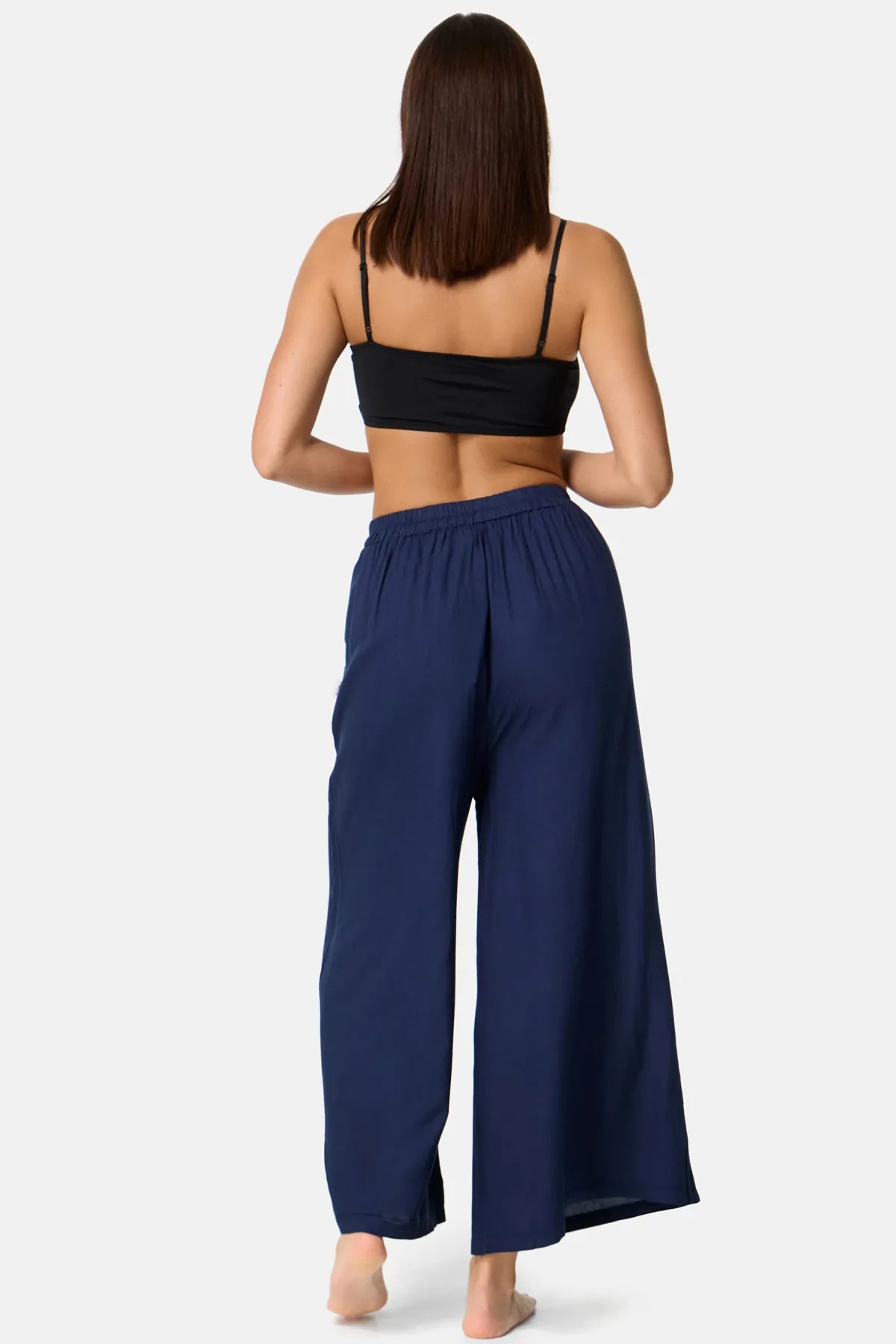 Jupe-culotte bleu foncé