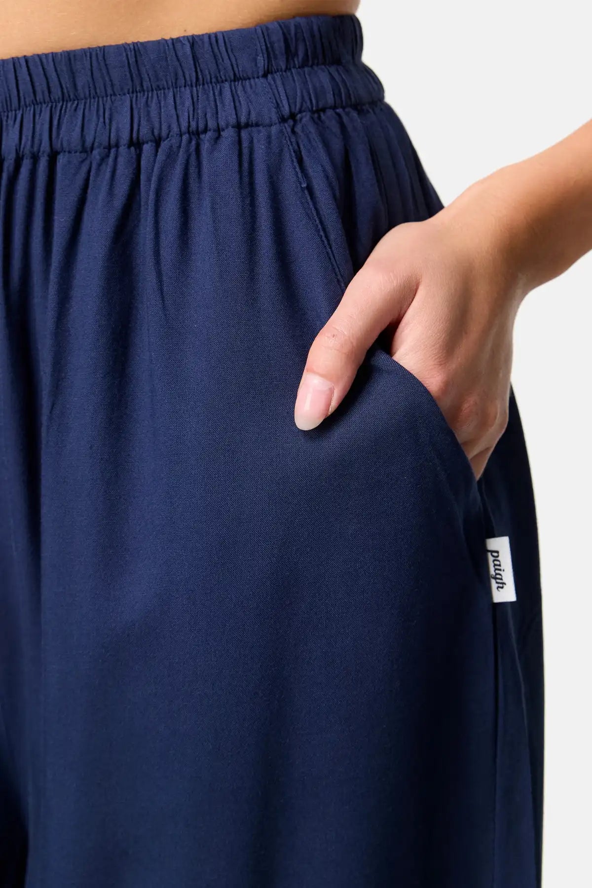 Jupe-culotte bleu foncé