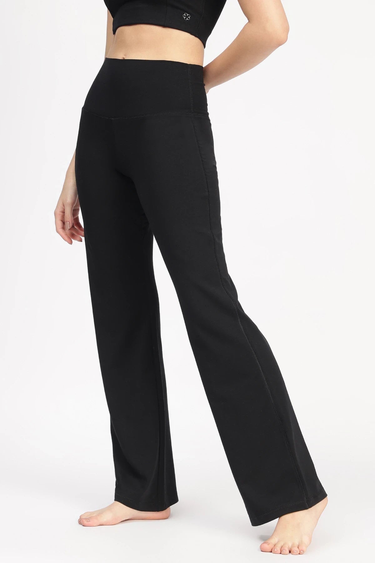 Pantalon de yoga évasé Elope Sienna noir