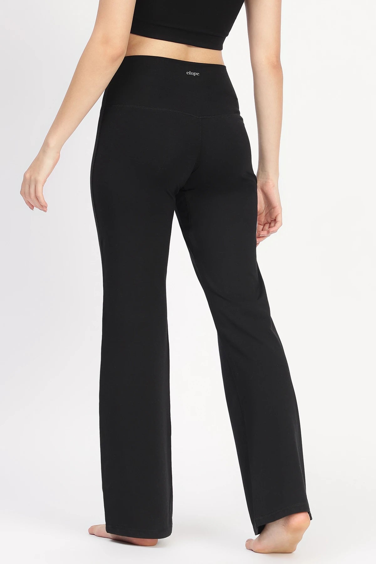 Pantalon de yoga évasé Elope Sienna noir