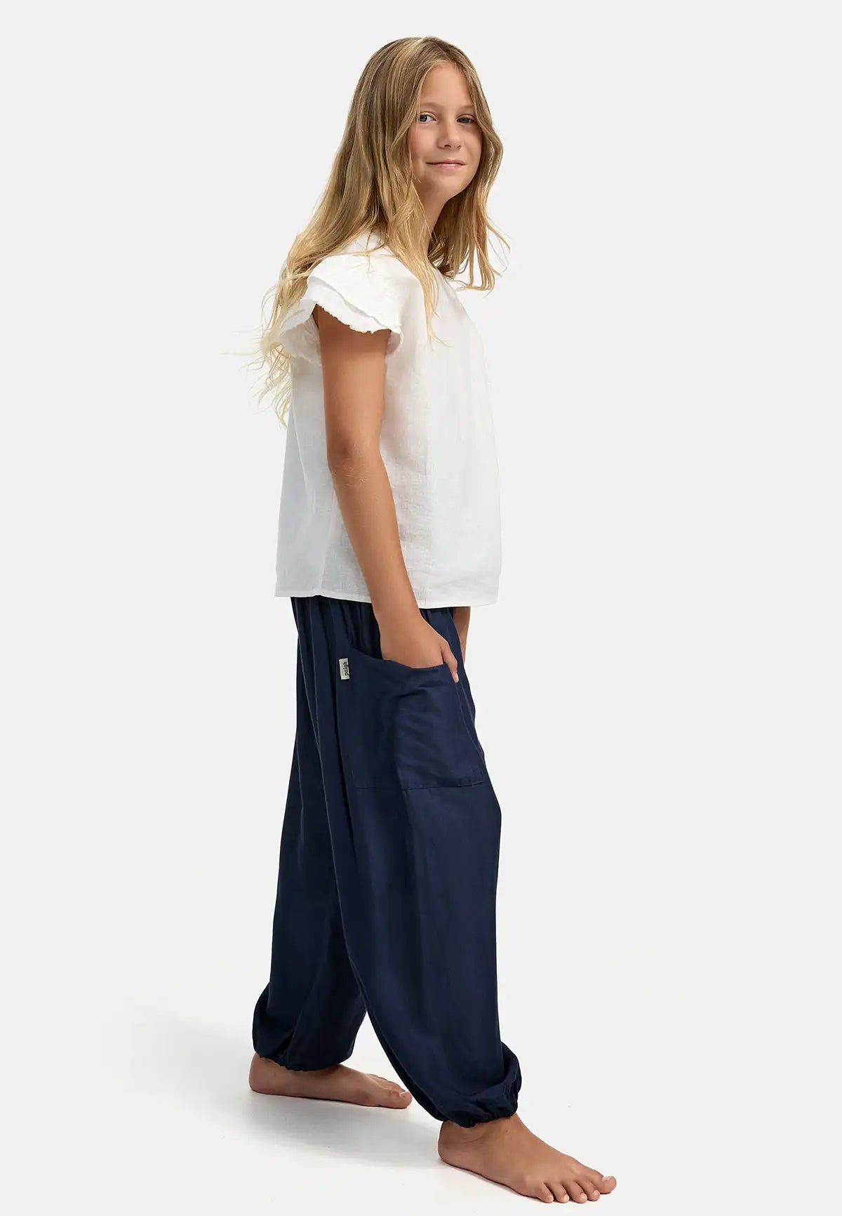 Sarouel enfant bleu