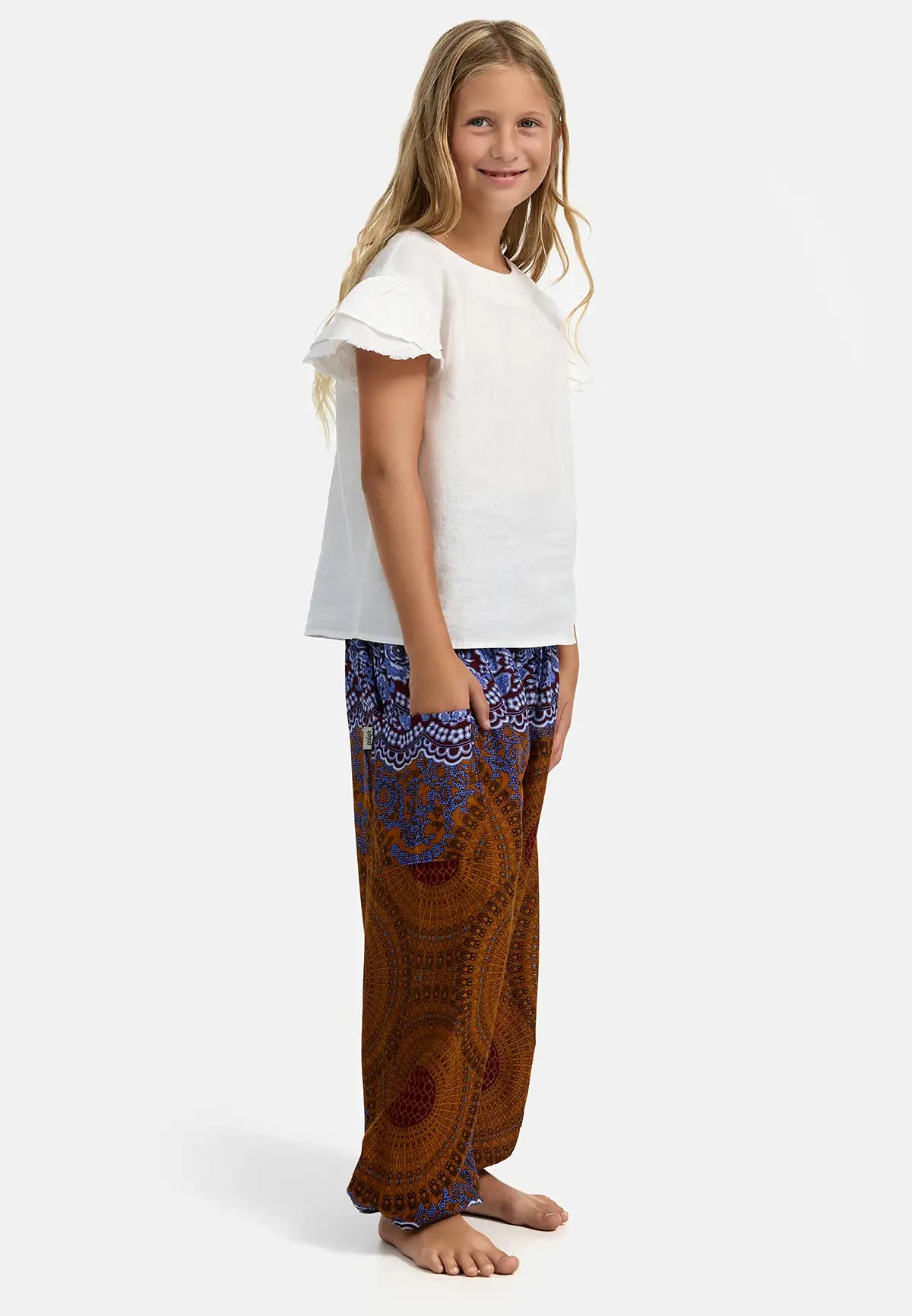 Sarouel enfant Naturelles Mandala