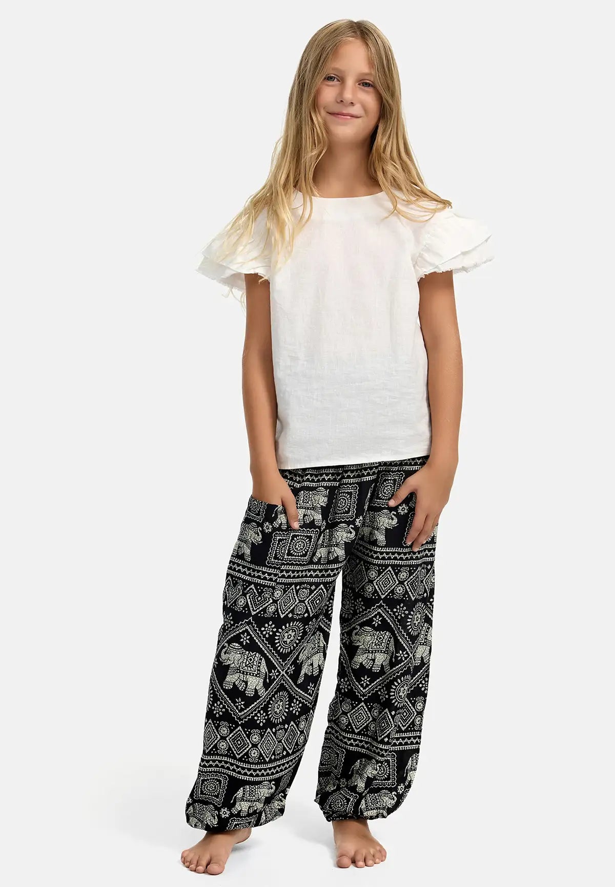 Sarouel enfant éléphant noir