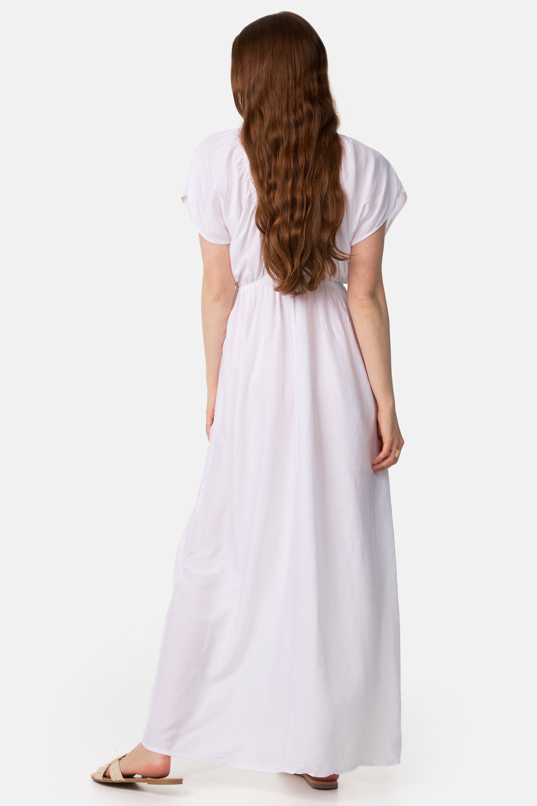 Robe longue blanche