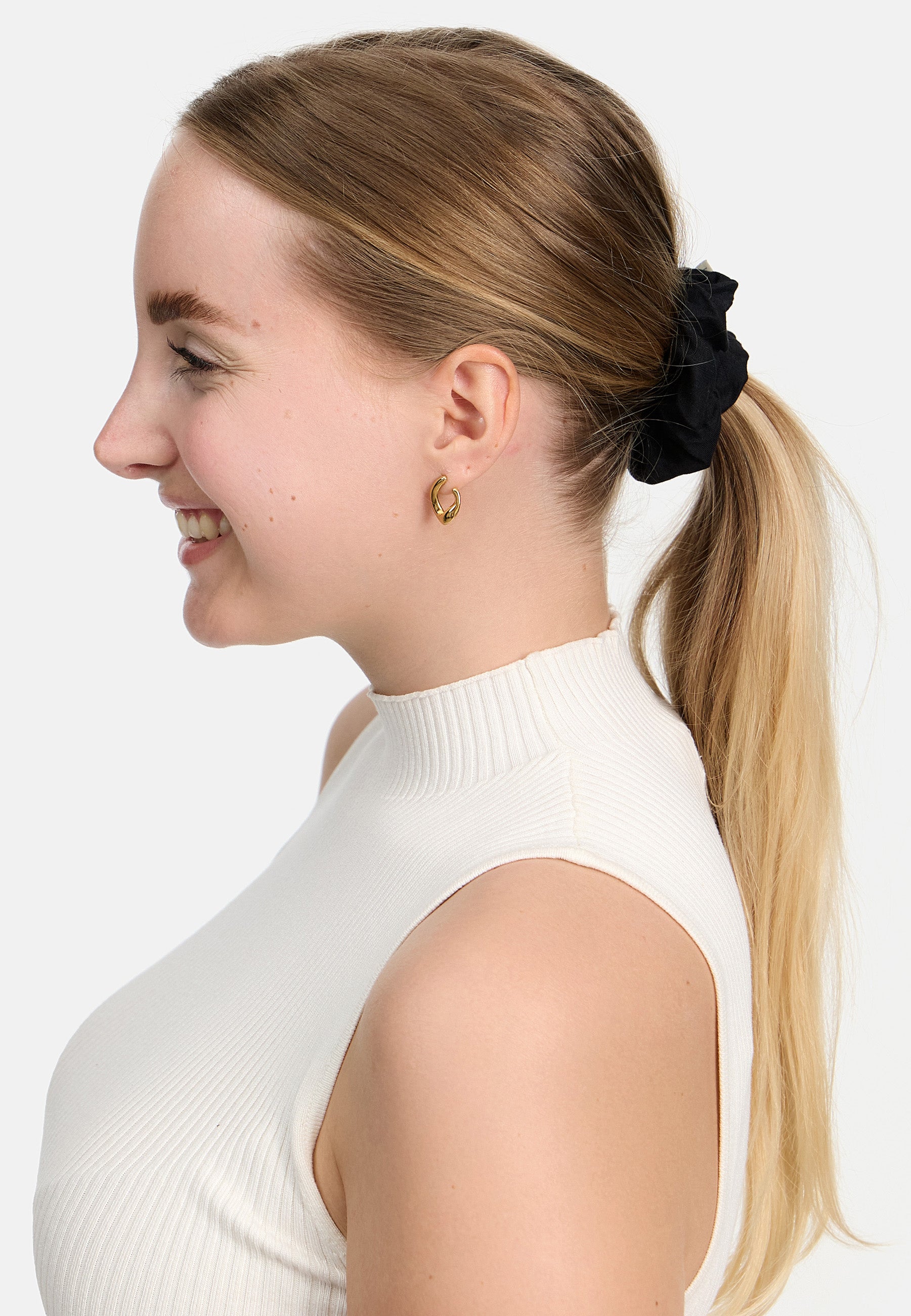 Haargummi Scrunchie Schwarz