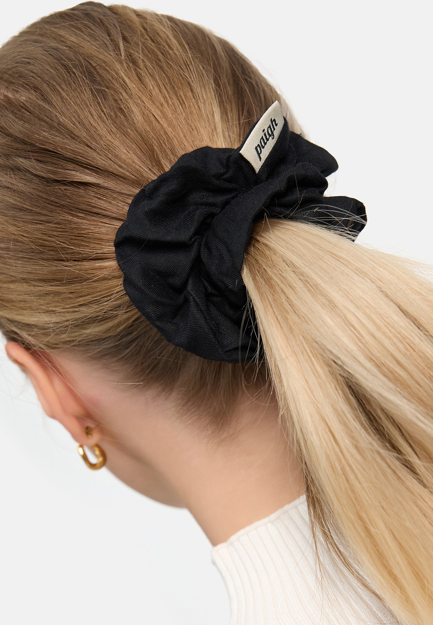 Haargummi Scrunchie Schwarz