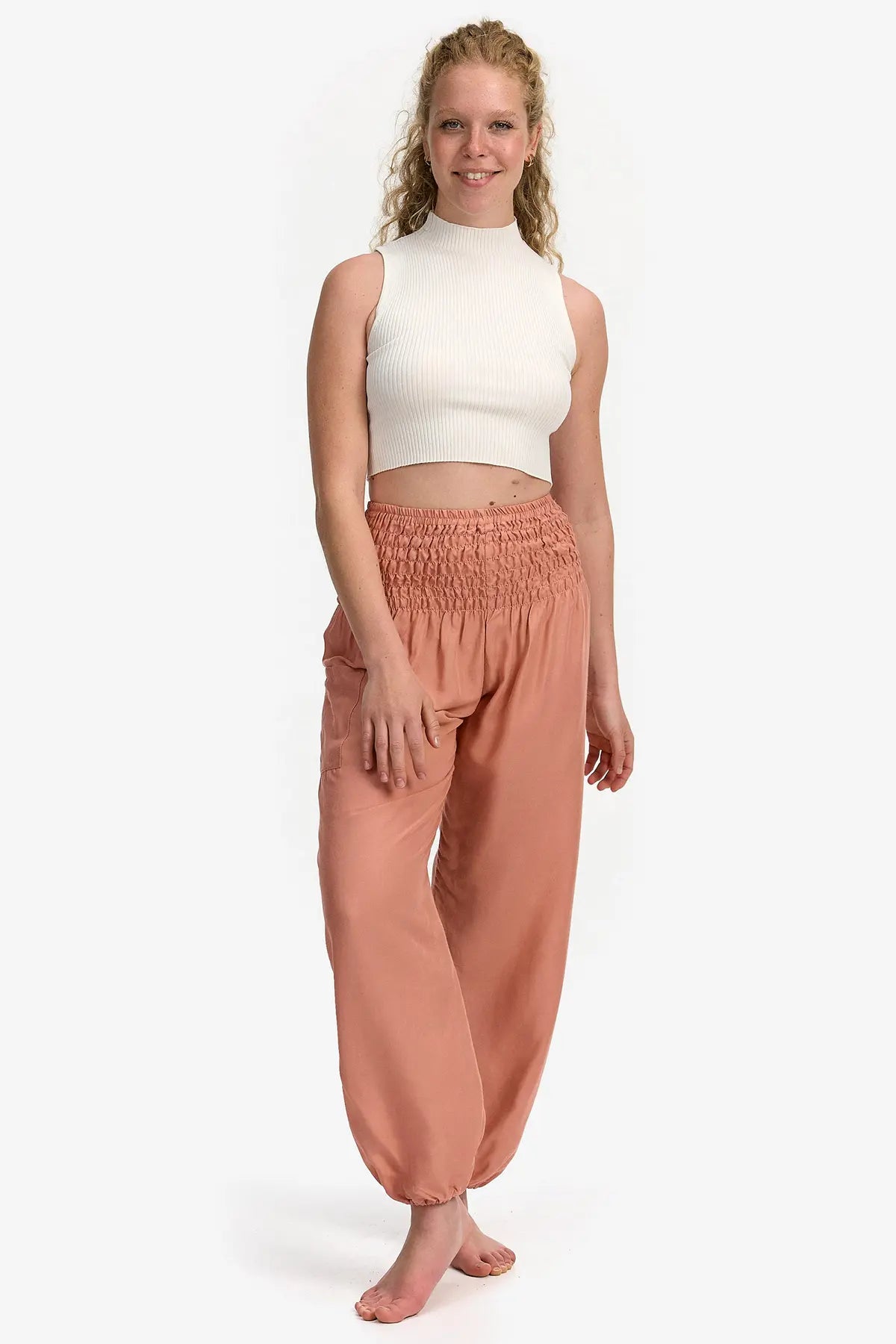 Sarouel vieux rose