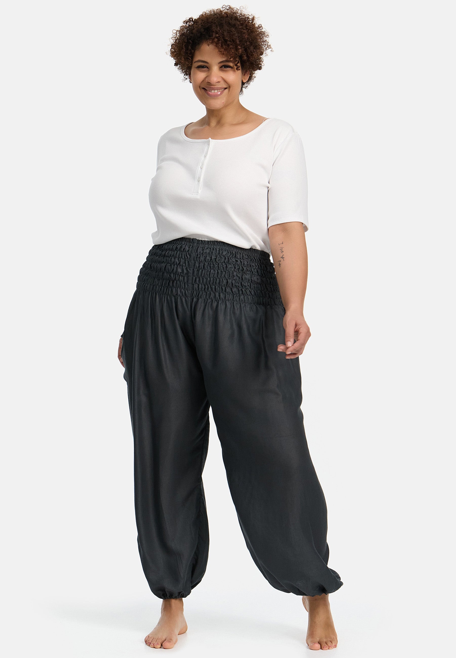 Sarouel anthracite grande taille