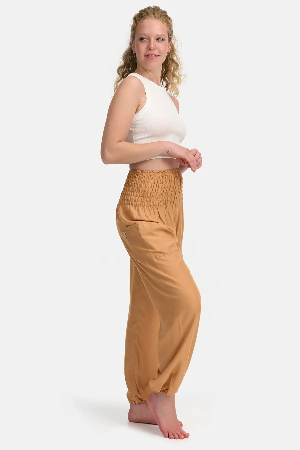 Sarouel jaune safran