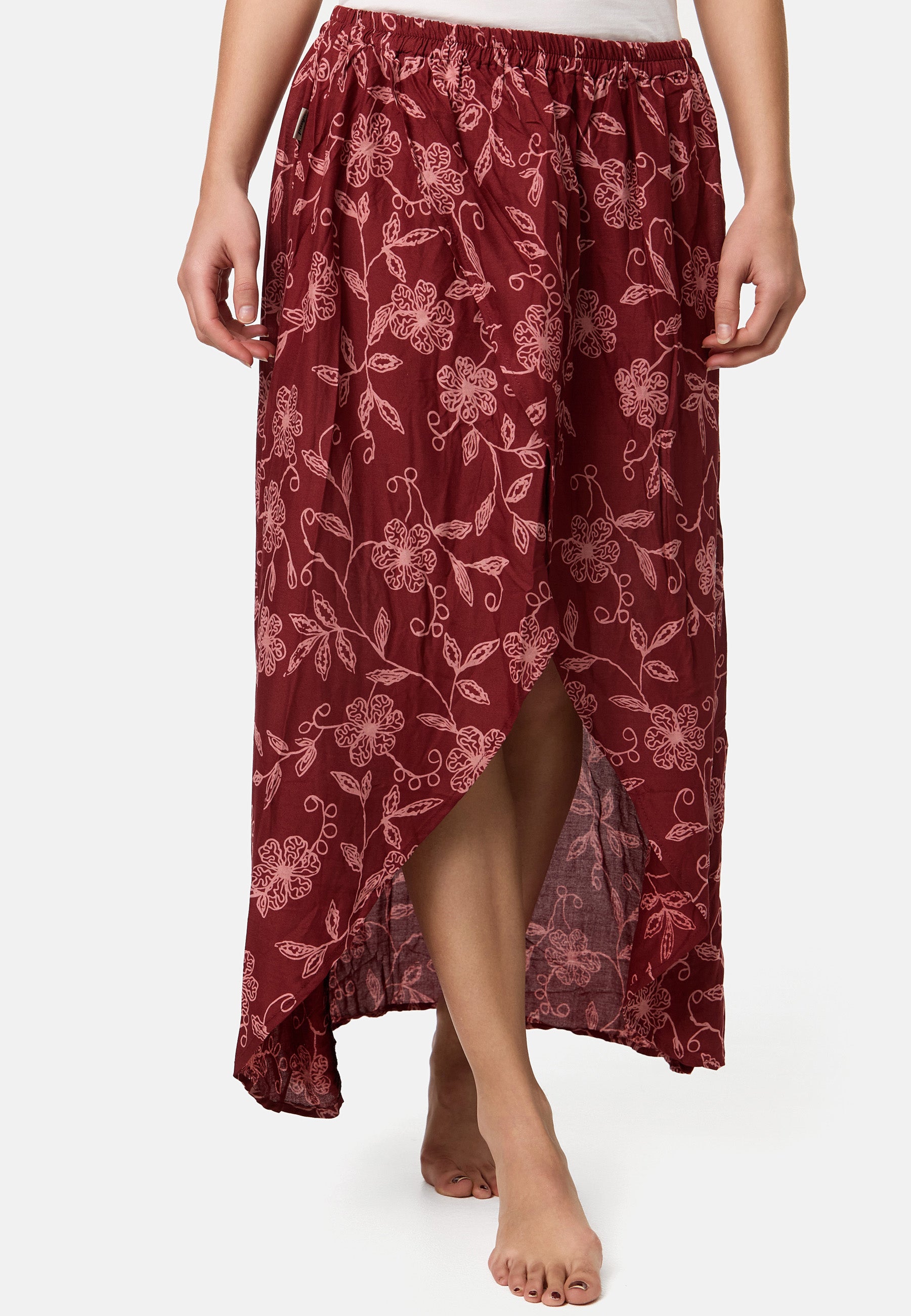 Jupe longue fleurs sauvages