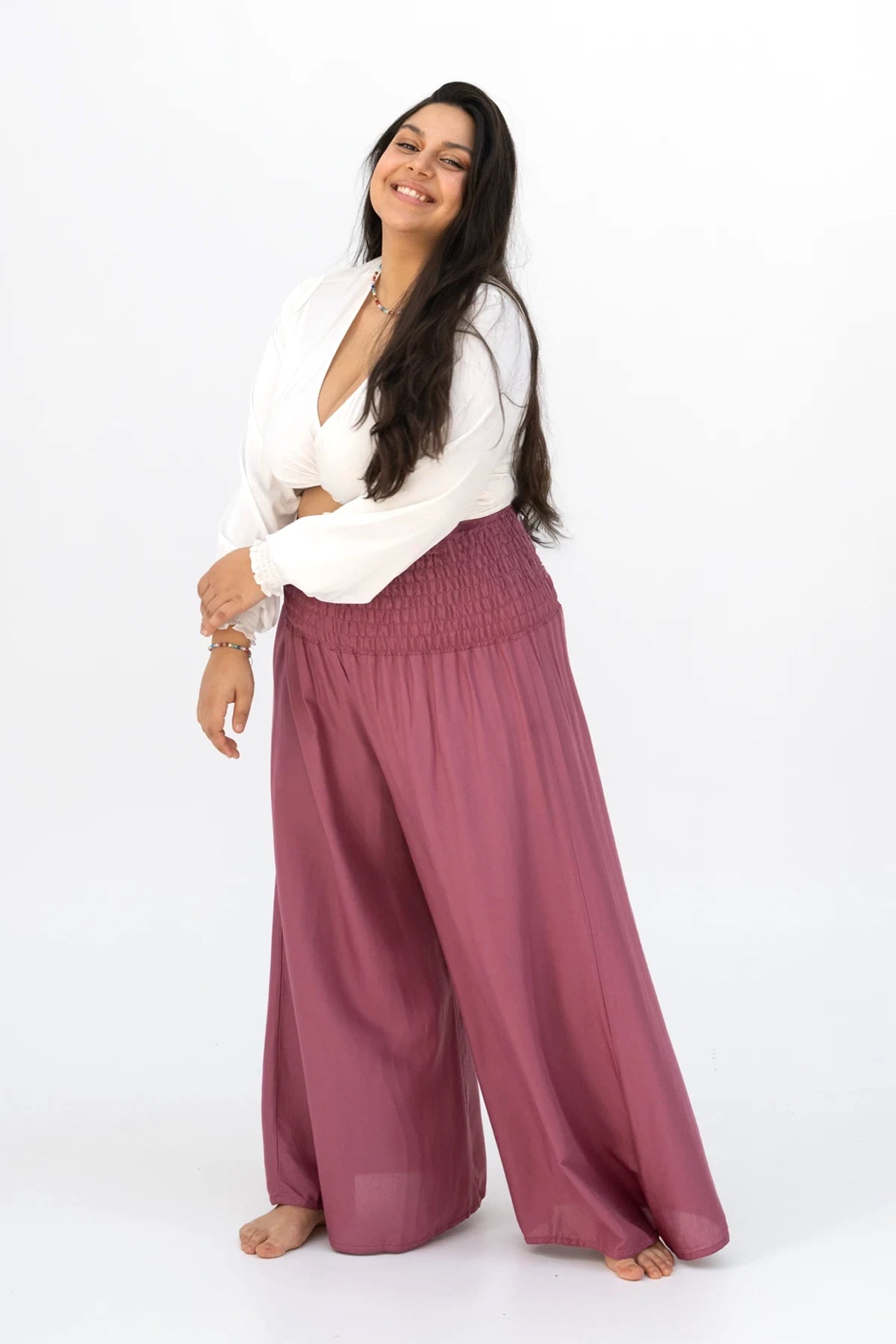 Palazzo Rouge Framboise Grande Taille