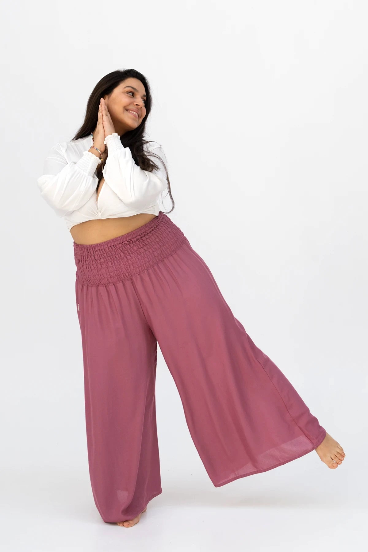 Palazzo Rouge Framboise Grande Taille