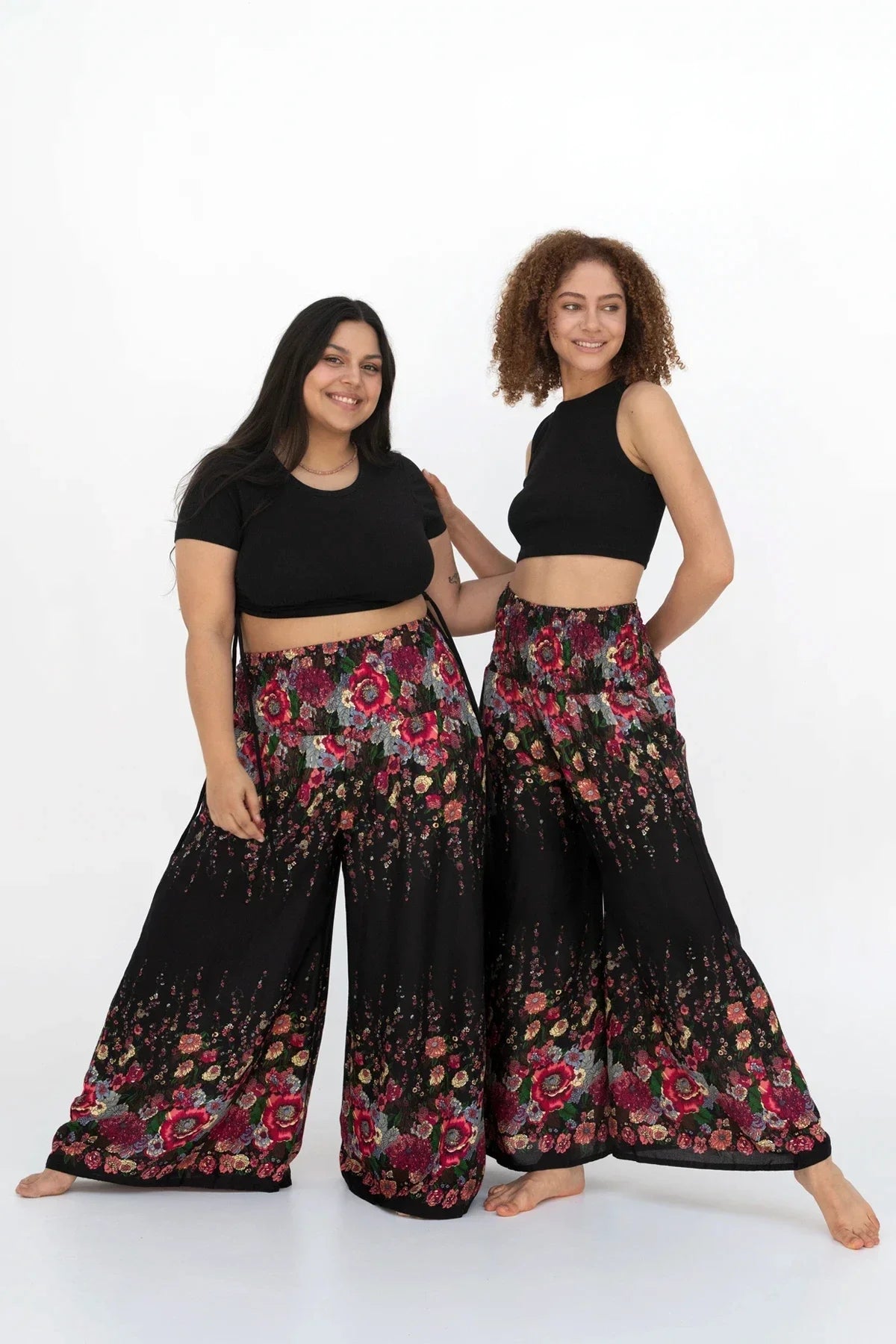Palazzo Tropical Floral Splendor Taille Plus