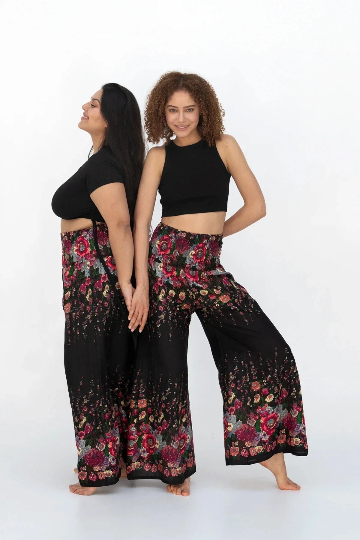 Palazzo Tropical Floral Splendor Taille Plus