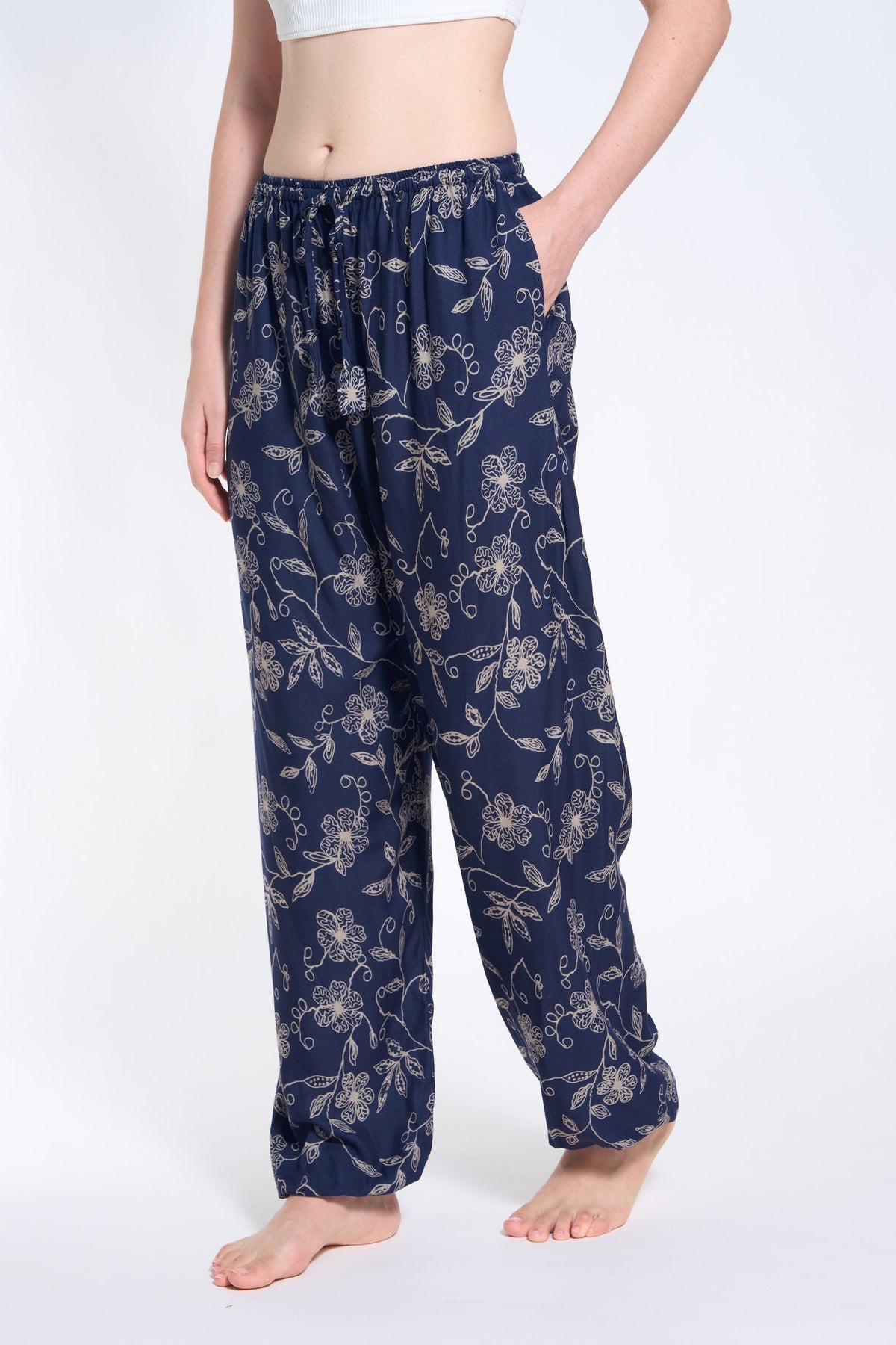 Chillerhose Tiefblaue Wildblume
