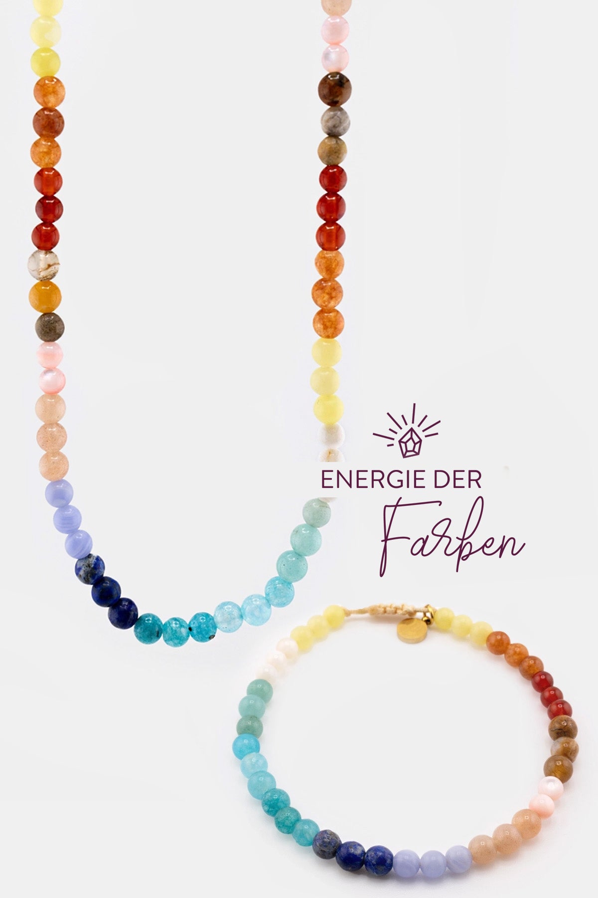 Set di gioielli energia di colori