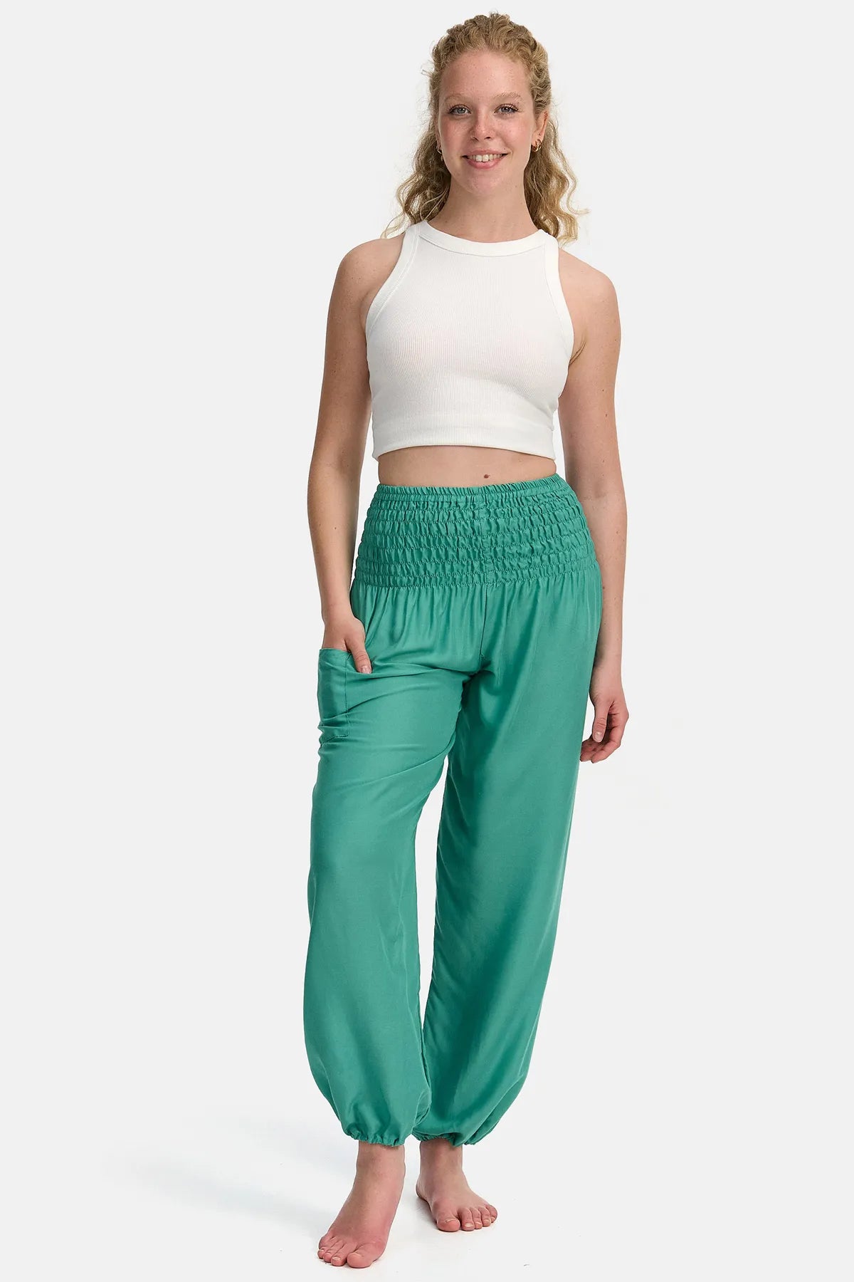 Sarouel vert menthe