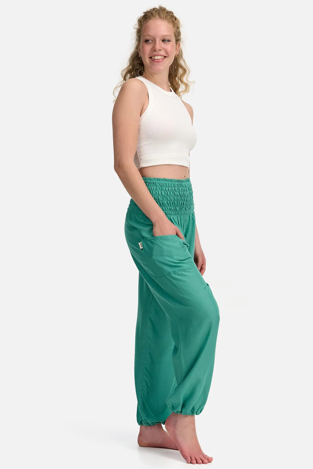 Sarouel vert menthe