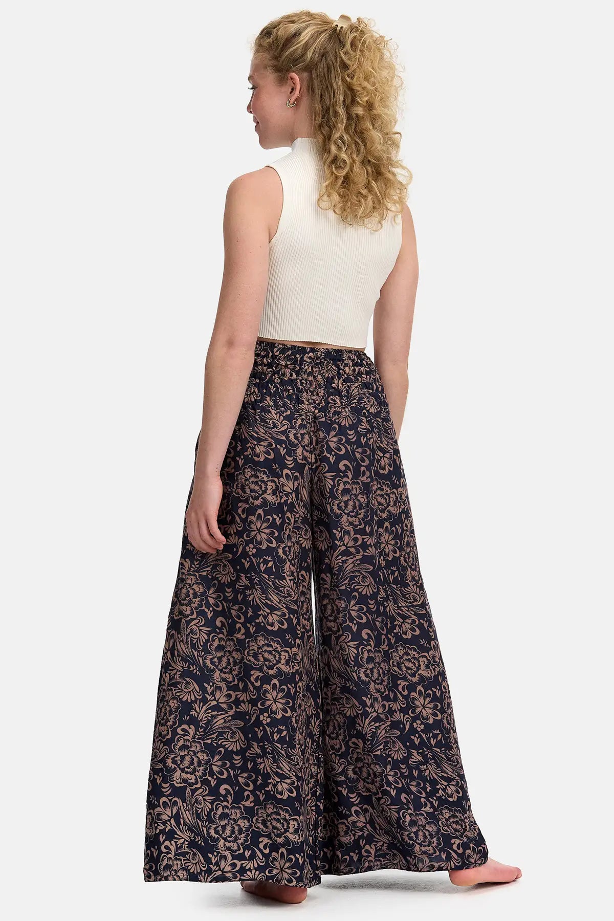 Palazzo Rose Blossom Blu scuro