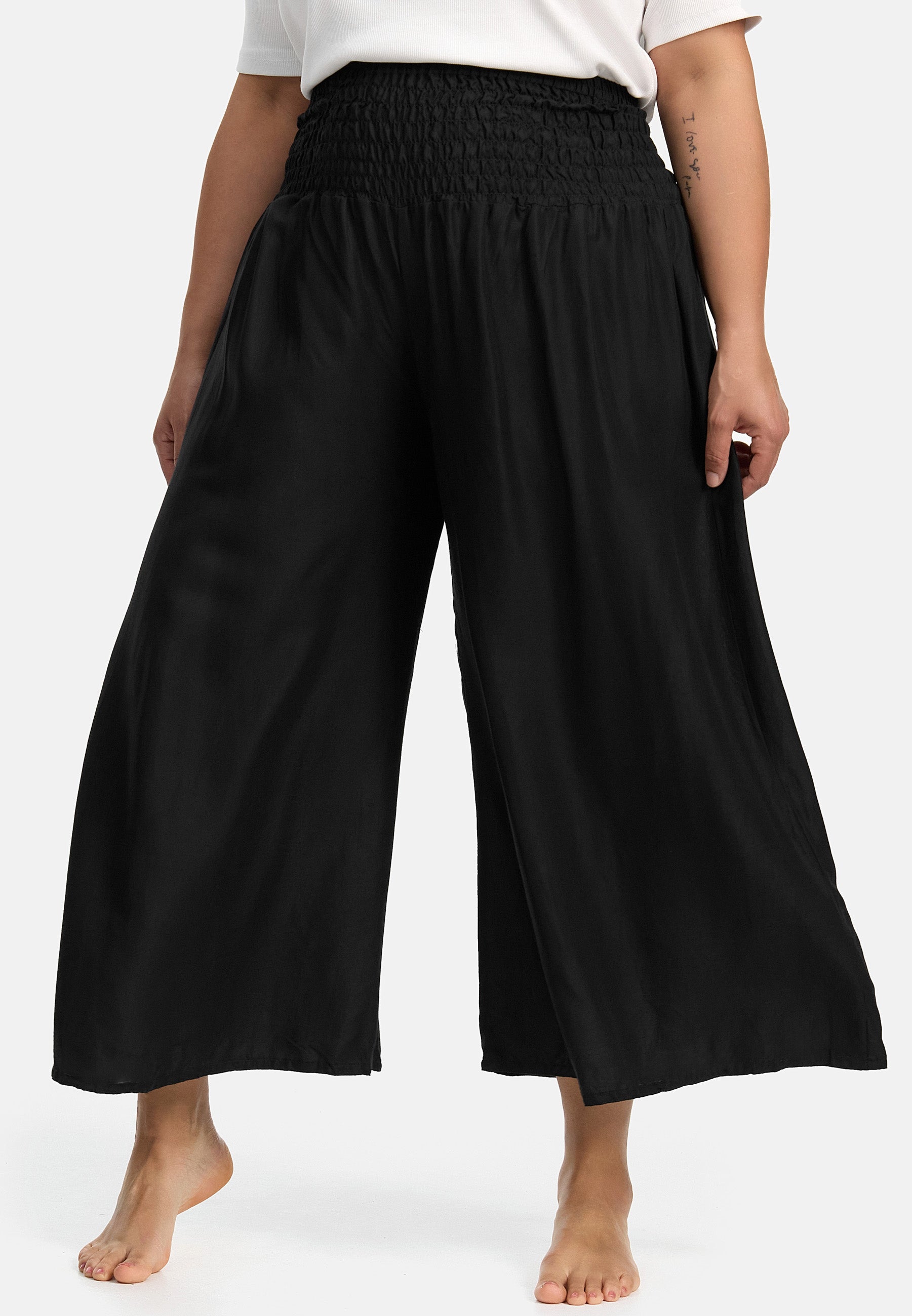 Black palazzo pants plus size hotsell