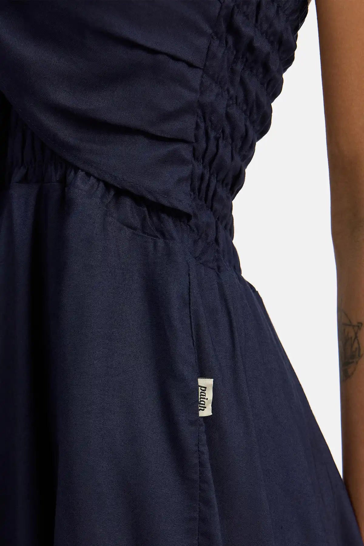 vestido saia 2 em 1 azul