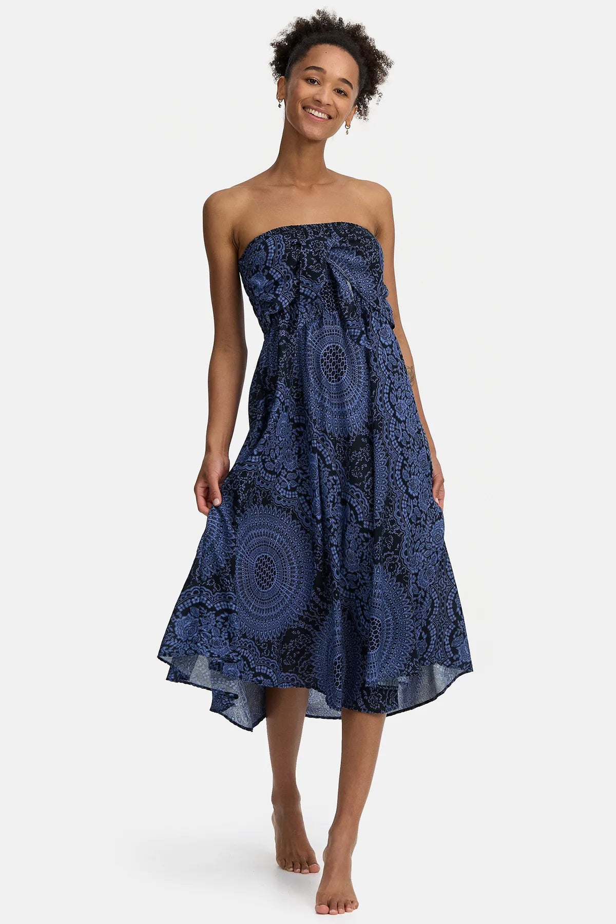 Vestido saia 2 em 1 noite mandala