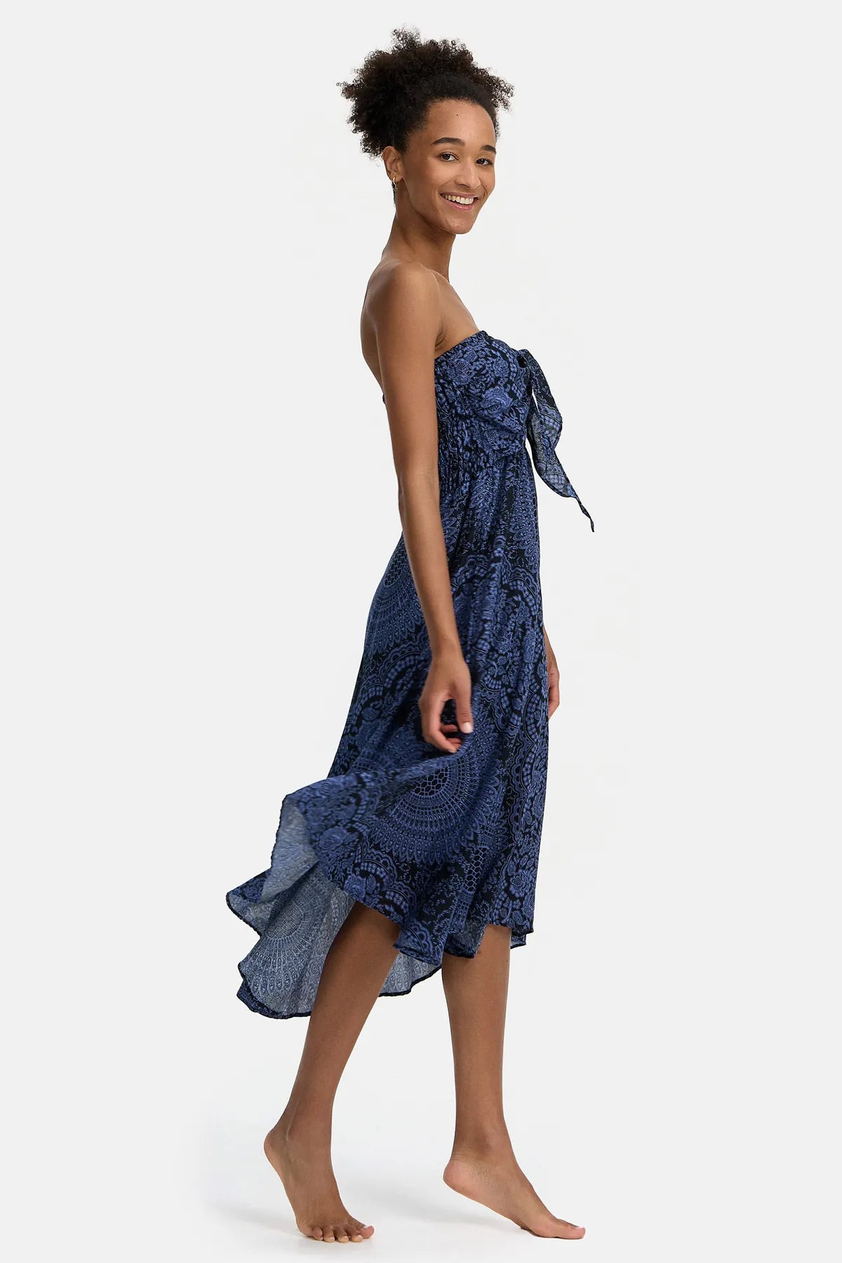 Vestido saia 2 em 1 noite mandala