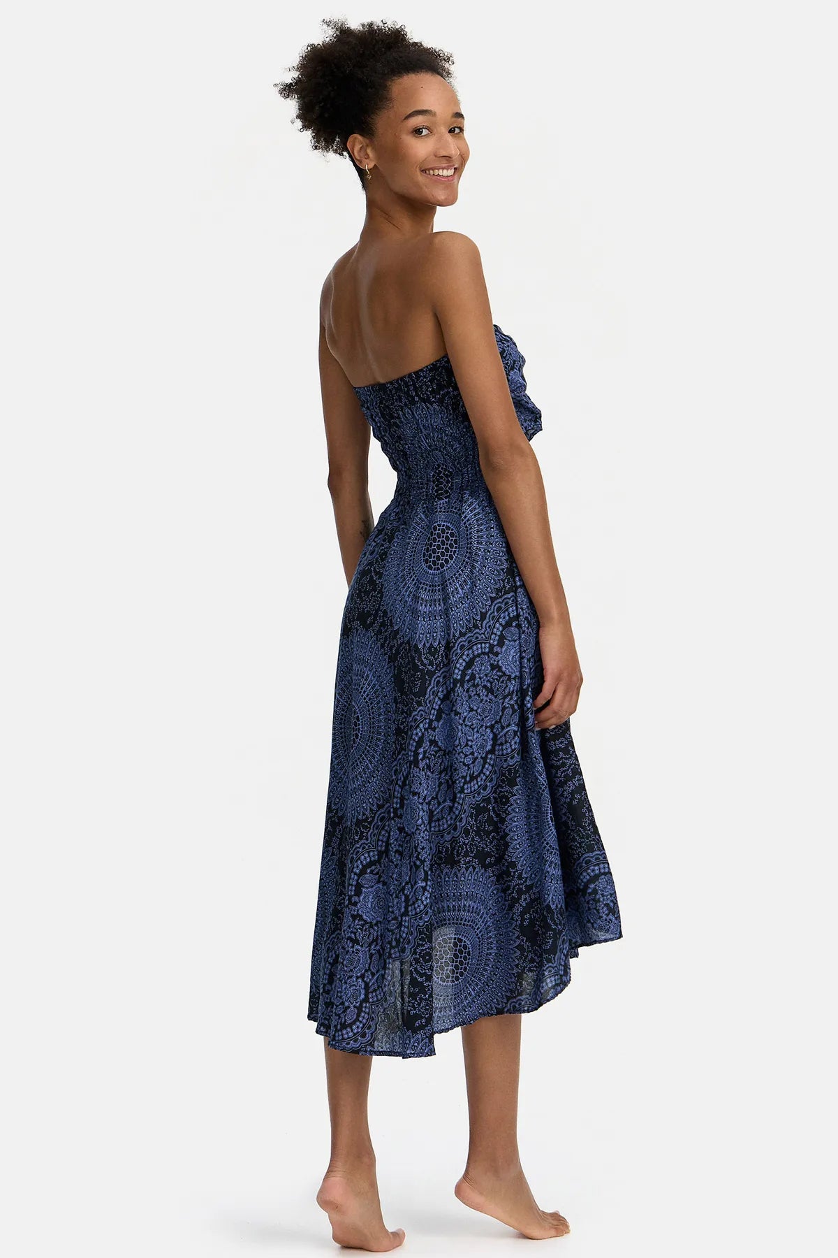 Vestido saia 2 em 1 noite mandala