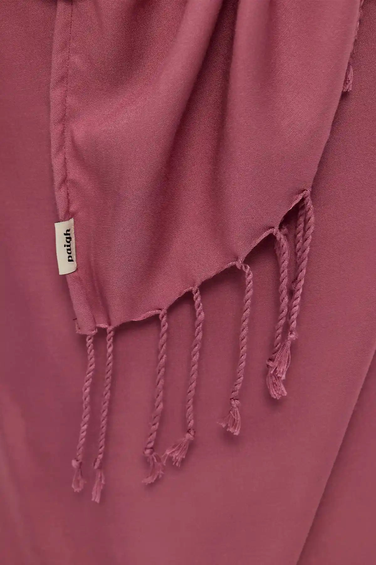 Echarpe rouge framboise