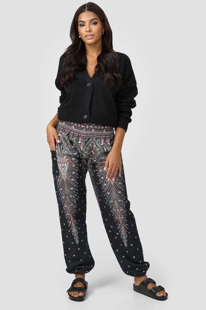 Warme loungewear harembroek Oosters universum