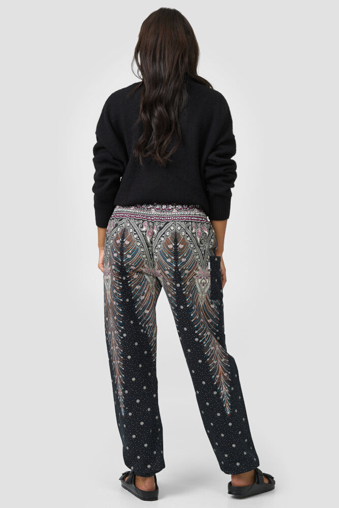 Warme loungewear harembroek Oosters universum