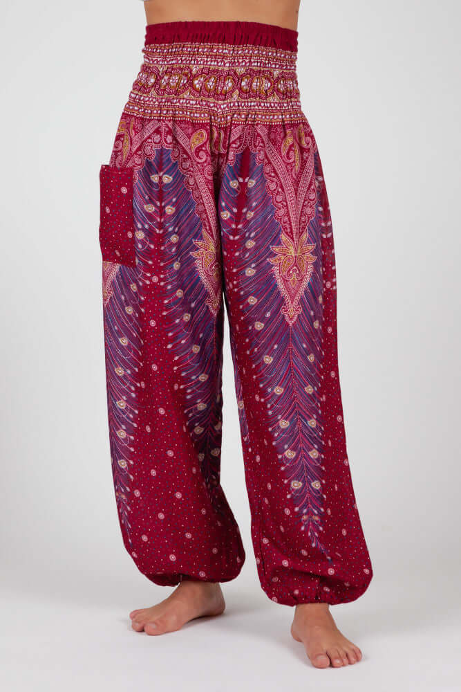Frontalansicht Haremshose Orientalischer Vulkan Short Version