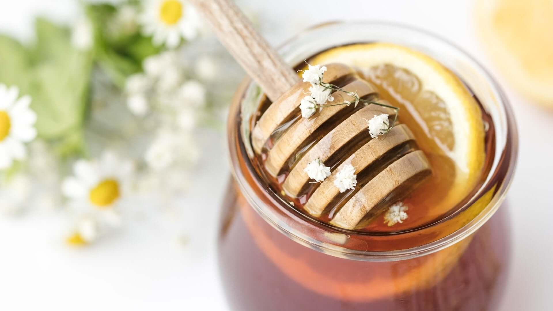 Honig in einem Glas